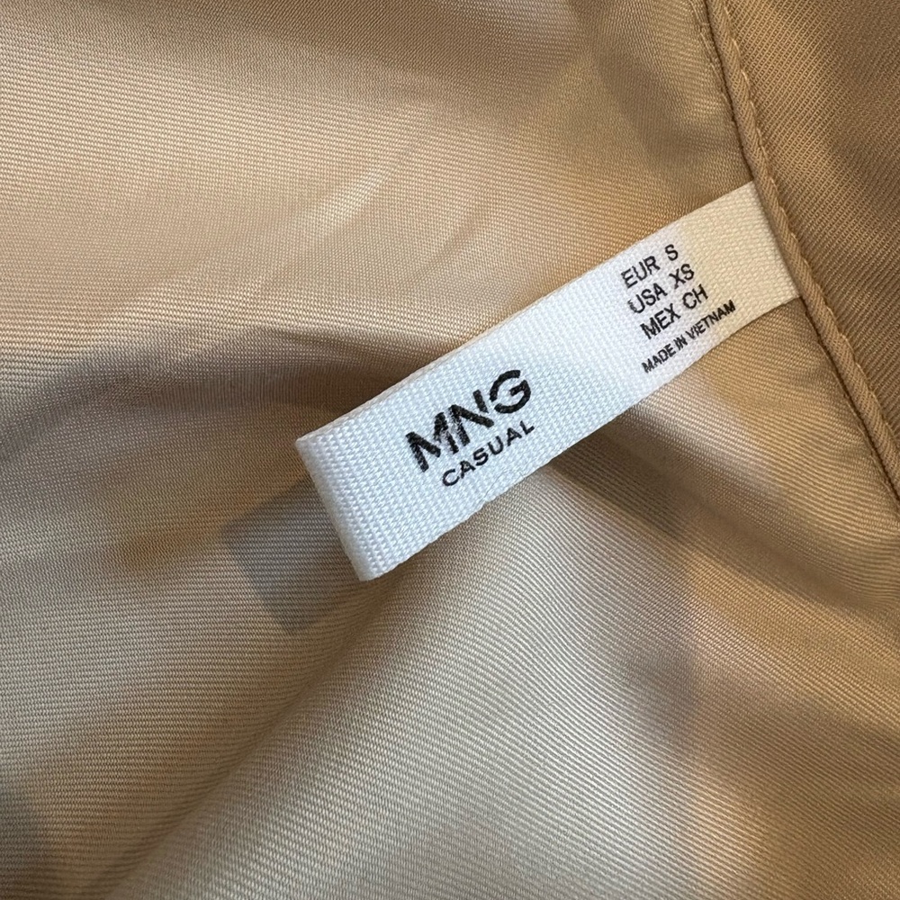 MNG Casual Evelyn Belted Wrap Trench Coat, Sz XS - Picture 11 of 12